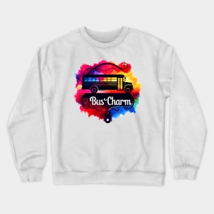 School Bus Charm Crewneck Sweatshirt